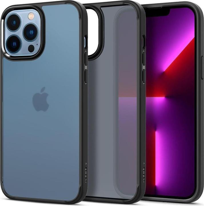 Actual product image Spigen ULTRA HYBRID IPHONE 13 PRO MAX MATTE FROST Black (Apple iPhone 13 Pro Max)