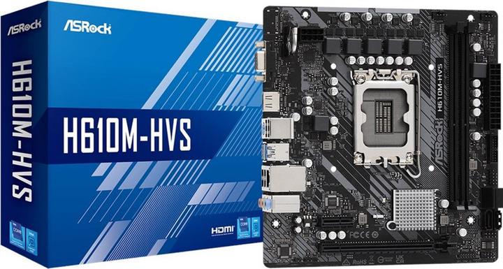 Produktbild AsRock H610M-HVS (LGA 1700, Intel H610, mATX)