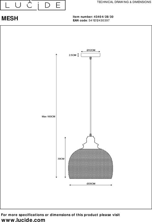 Image du produit Lucide s'engrener (E27)