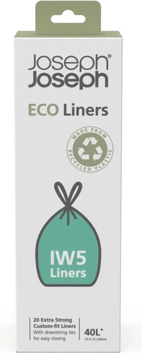 Joseph Joseph IW4 40 L Eco Biners Liner riciclato 20 pezzi Grigio (20 x, 40 l)