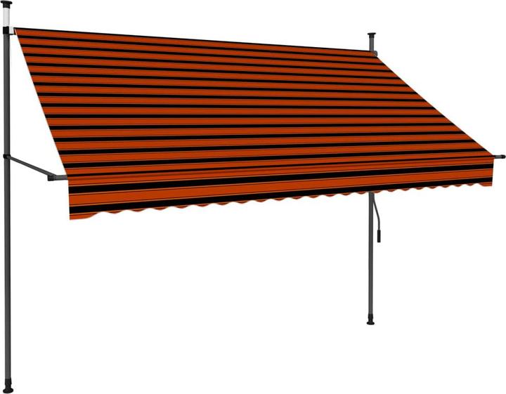 Orange and brown