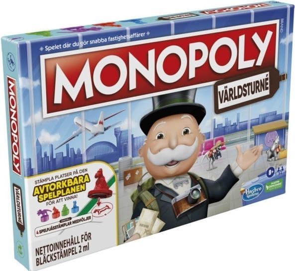 Image du produit Hasbro Gaming Monopoly Travel World Tour Monopoly Travel World Tour Board game Famille (Suédois)