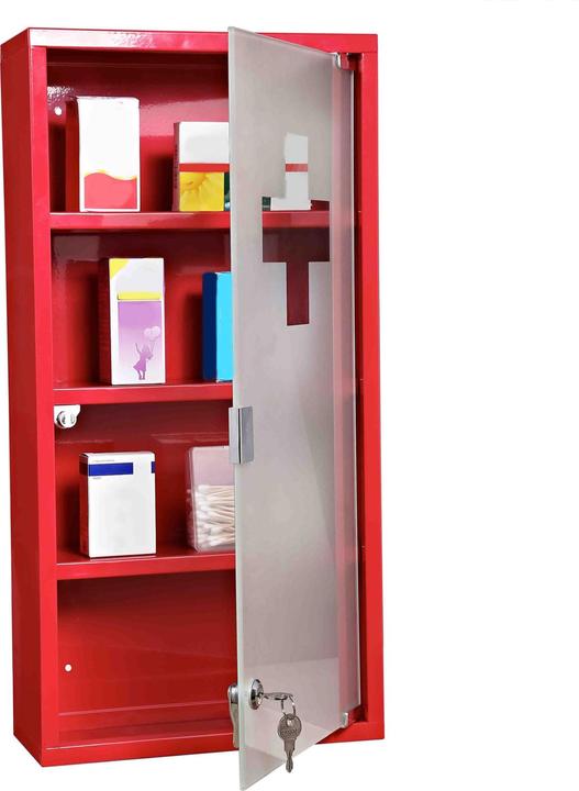 Produktbild Homcom Medizinschrank zum Abschliessen (30 x 12 x 60 cm)