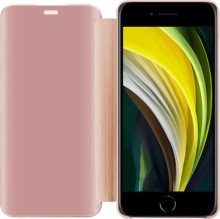 Actual product image Cadorabo Book Smart View Mirror Cover (Apple iPhone SE (2nd Gen), Apple iPhone 7)