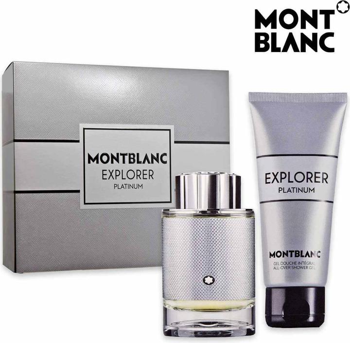 Montblanc Mont Blanc - Explorer Platinum Gift Set EDP 60 ml and Shower Gel 100 ml 60ml (Parfum set)