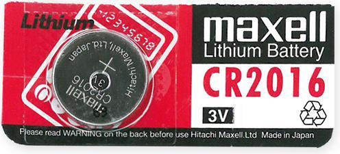 Produktbild Maxell Knopfzelle CR2016 1 Stück (1 Stk., CR2016, 90 mAh)