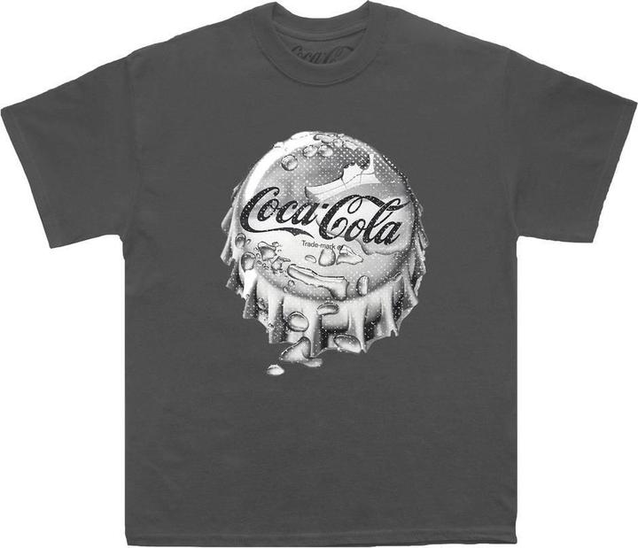 Coca Cola Maglietta Tappo per Bottiglia Adulto Unisex (L)