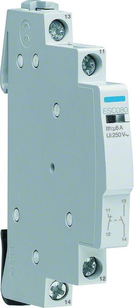 Actual product image Hager ESC080 Power relay gray 1