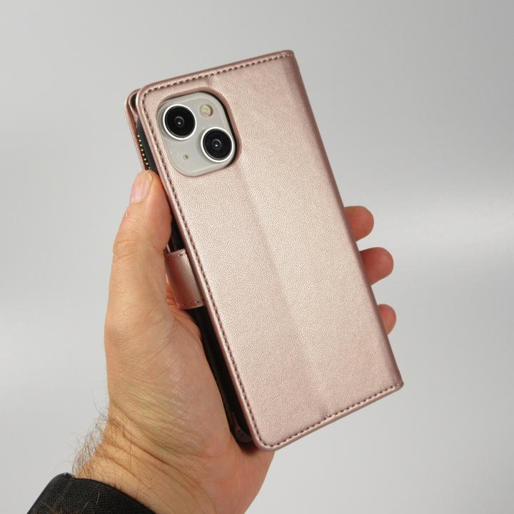 Image du produit PhoneLook Fourre Etui portefeuille luxueux et sophistiqué en cuir avec aimant et compartiment à monnaie (Apple iPhone 15)