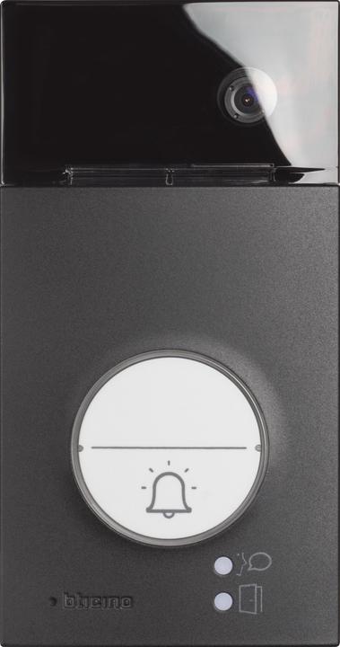 Bticino 343093 AP- 343093 Portier LINEA3000 vidéo couleur Black