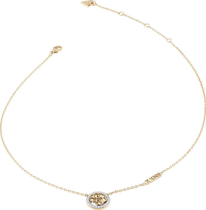 Image du produit Guess Life In 4G Charm Collier en or plaqué JUBN02141JWYGT/U (Acier inoxydable, 40.5 cm)