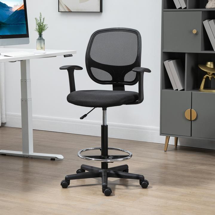 Image du produit Vinsetto Chaise de bureau avec repose-pieds