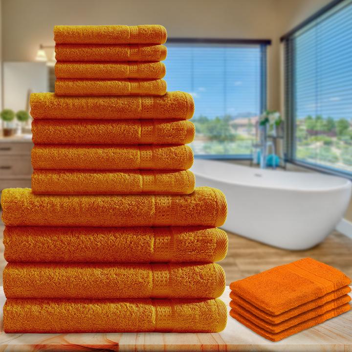 Immagine prodotto Casativo Set di asciugamani da 16 pezzi in 100% cotone (21 x 16 cm, 50 x 30 cm, 50 x 100 cm)