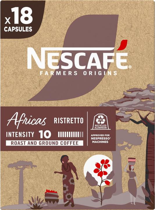 Actual product image Nescafé Farmers Origins Africas (18 x Port.)