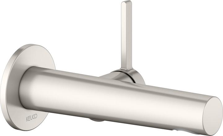 Keuco EDITION 400 Einhebel-Waschtischmischer, UP für Wandmontage, Ausladung 165mm