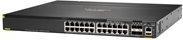 Immagine prodotto HPE E Interruttore Aruba, 24 porte PoE e 4 porte SFP56, livello 3, impilabile, 1U, One Touch (24 Porti)