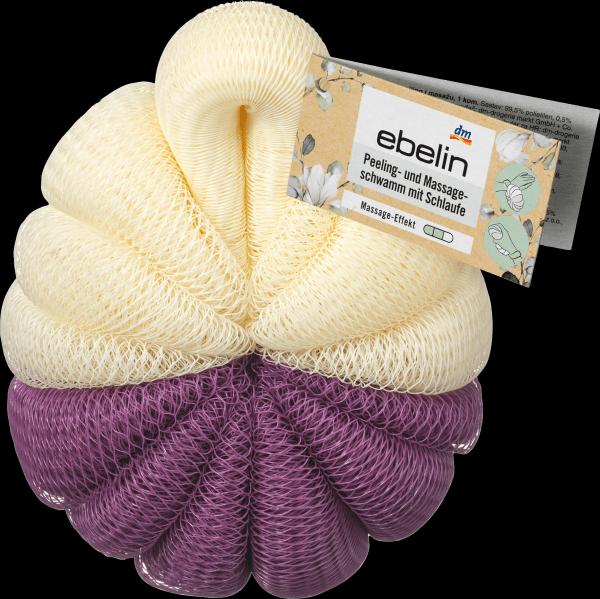 Produktbild dm ebelin Peeling-Massageschwamm mit Schlaufe