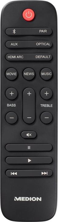 Image du produit Medion LIFE® P61155 Barre de son 2.0 | complément idéal du téléviseur ou du home cinéma | transmission sans (60 W, 2.0 Canal)