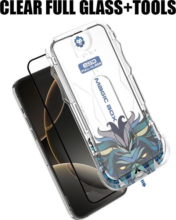 Image du produit Lito Verre blindé avec outil d'installation (1 pièce(s), Apple iPhone 16 Pro Max)