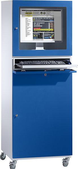 Actual product image eurokraft pro PC cabinet (65 cm, 166 cm)