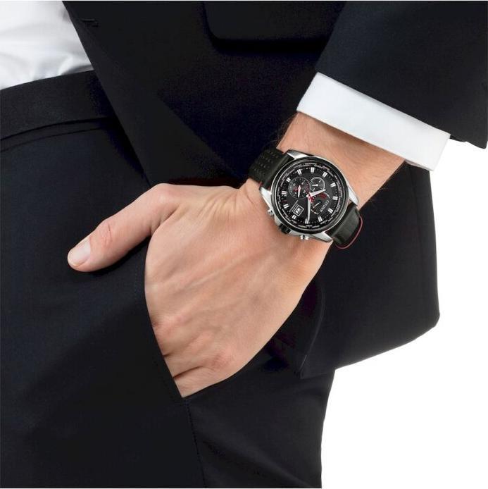 Productafbeelding Citizen AT9036-08E Eco-Drive heren radiogestuurd horloge saffierglas 20ATM 44mm (Radiogestuurde klok, 44 mm)