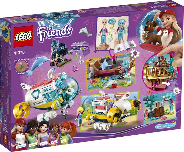 Immagine prodotto LEGO Scialuppa di salvataggio per delfini (41378, LEGO Friends)