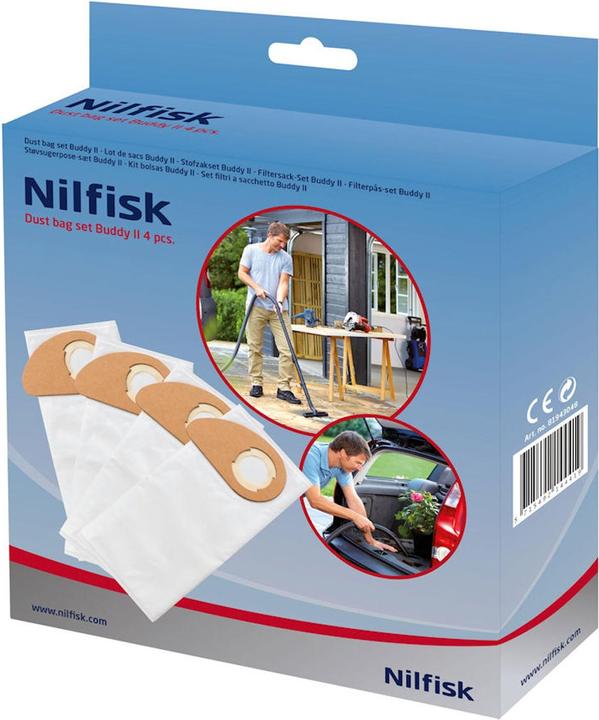 Actual product image Nilfisk 81943048 Dbags (4 x)