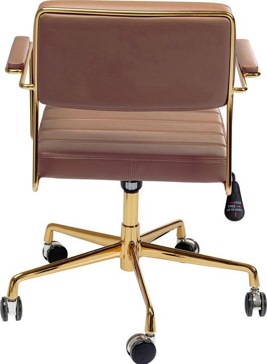 Image du produit Kare Design Chaise pivotante de bureau Dottore marron