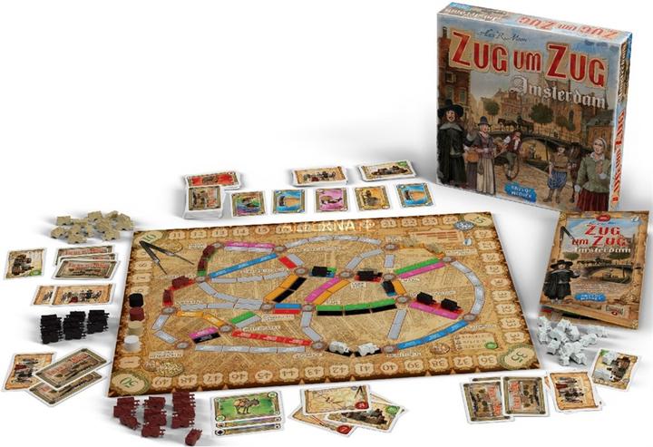 Immagine prodotto Days of Wonder DOWD0021 - Amsterdam - Città, Ticket to Ride, 2-4 giocatori, da 8 anni (edizione DE) (Tedesco)