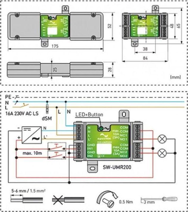 Image du produit Digitalstrom Module universel de relais