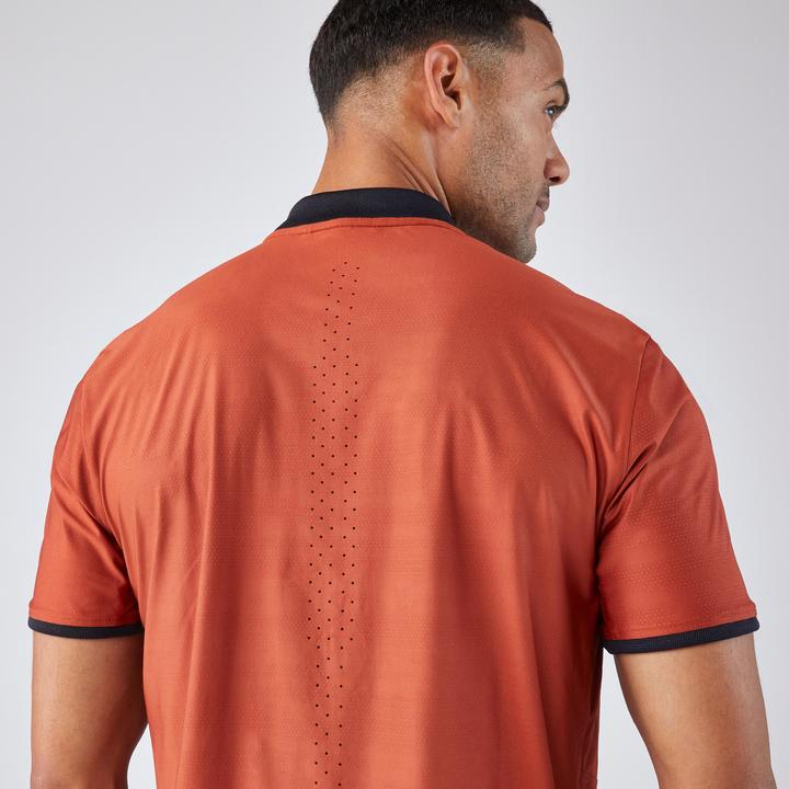 Actual product image Artengo Herren Tennis T-Shirt - Kuikma Dry+ braun (S)
