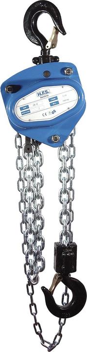 Produktbild HFS Kettenzug (Handkettenzug) Tragfähigkeit 2000 kg mit Stahlkette, Länge 3 m