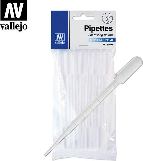 Produktbild Vallejo Pipettes Medium Size 8x3ml. (26003)