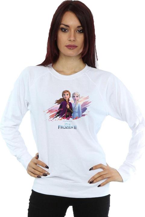 Actual product image Disney Womens/Ladies Frozen 2 Elsa And Anna Nature Is Beautiful Sweatshirt (L)