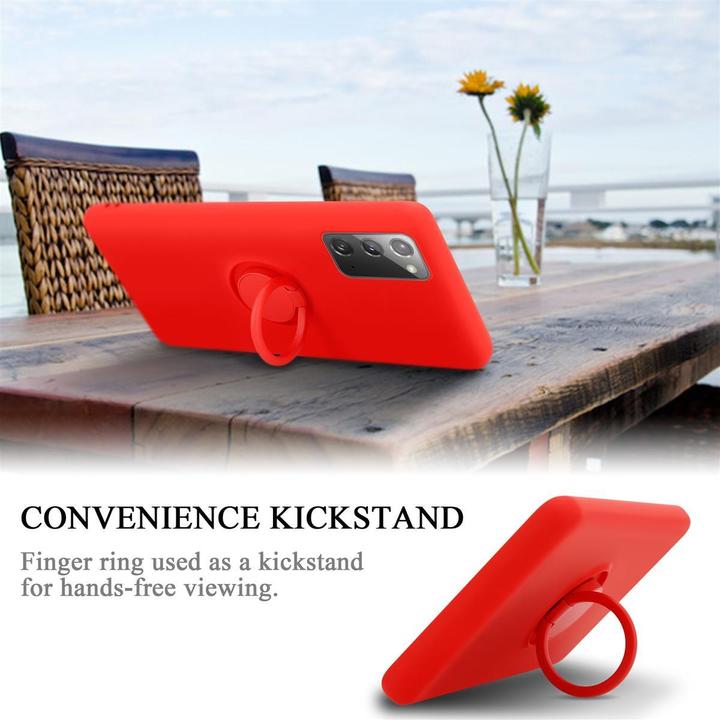 Actual product image Cadorabo TPU Liquid Ring Silicone Case Cover (Samsung Galaxy Note 20)