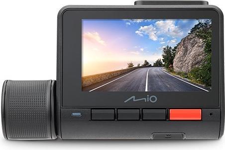 Mio MiVue 955W Dual car dash camera (Bluetooth, GPS-Empfänger, Eingebautes Display, Nachtsicht, 4K)