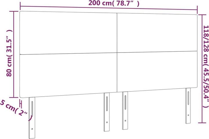 Actual product image VidaXL Conni (200 x 5 x 128 cm)