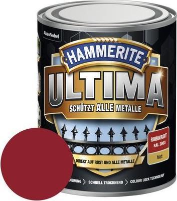 Actual product image Hammerite Metal protective lacquer ULTIMA matt (750 ml, Ruby Red)