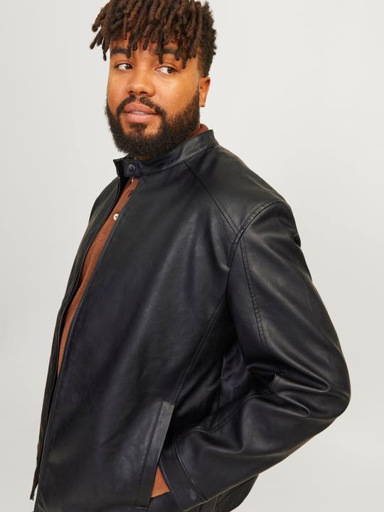 Produktbild Jack & Jones Plus Size Lederjacke Lederjacke (4XL)