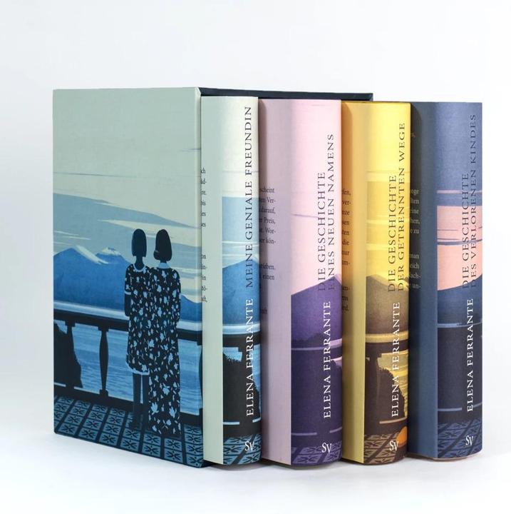 Actual product image Neapolitan Saga (4 volumes) (German, Elena Ferrante, 2020)