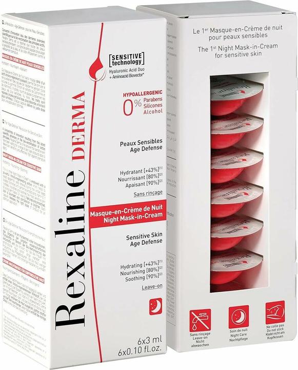 Produktbild Rexaline Soothing mask for sensitive skin Derma Repair (Mask) 75 ml (18 ml)