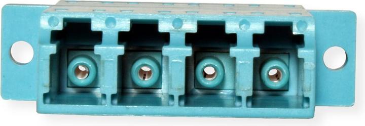 Actual product image Value FO coupling LC quad, OM3 PB (S/UTP, CAT6, 0.08 m)