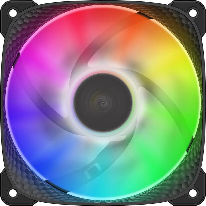 Produktbild Geometric Future Squama 2505B RGB Lüfter, 3er Pack - 120 mm, schwarz (120 mm, 3 x)