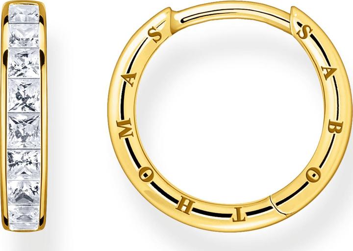 Immagine prodotto Thomas Sabo Pietre bianche creole oro pavé (Argento 925)