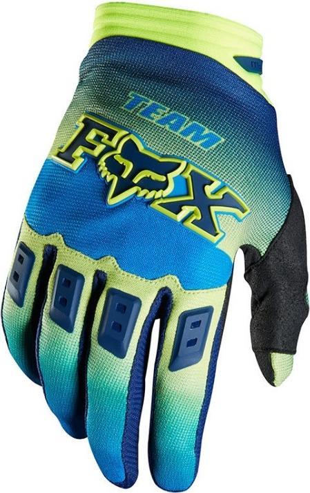Actual product image Fox Gloves 15 Dirtpaw Imperial Blue-Yell (XXL)