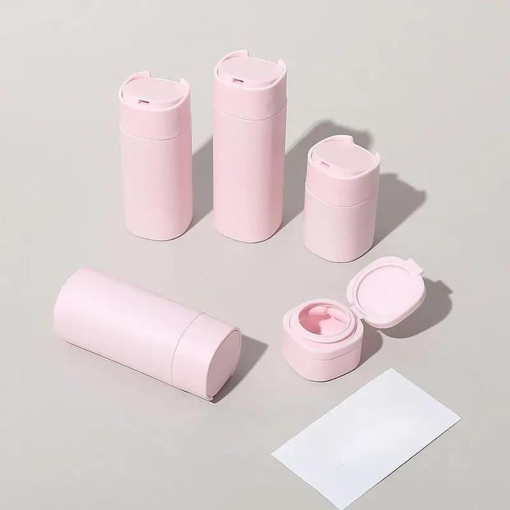 Immagine prodotto Swissdetector Set di flaconi cosmetici di lusso - Rosa (Imbottitura aggiuntiva)