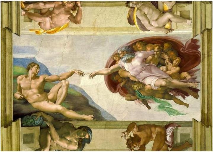 Actual product image Enjoy Puzzle ENJOY-1383 - Michelangelo Buonarroti: The Creation of Adam, Puzzle, 1000 Teile (1000 pieces)