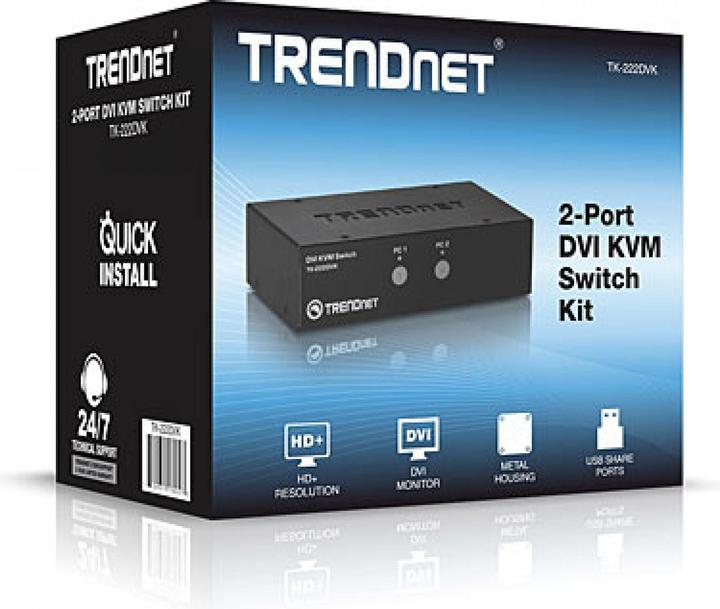 Immagine prodotto Trendnet 2 x DVI, USB 2.0