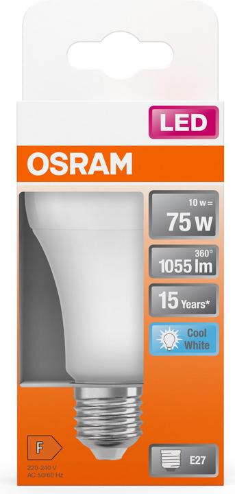Actual product image Osram Star Classic A (E27, 10 W, 1055 lm, 1 x, F)