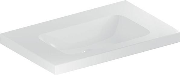 Produktbild Geberit iCon Light Waschtisch, 75 cm x 48 cm, ohne Hahnloch, ohne Überlauf,501839 (160 mm, 750 mm)